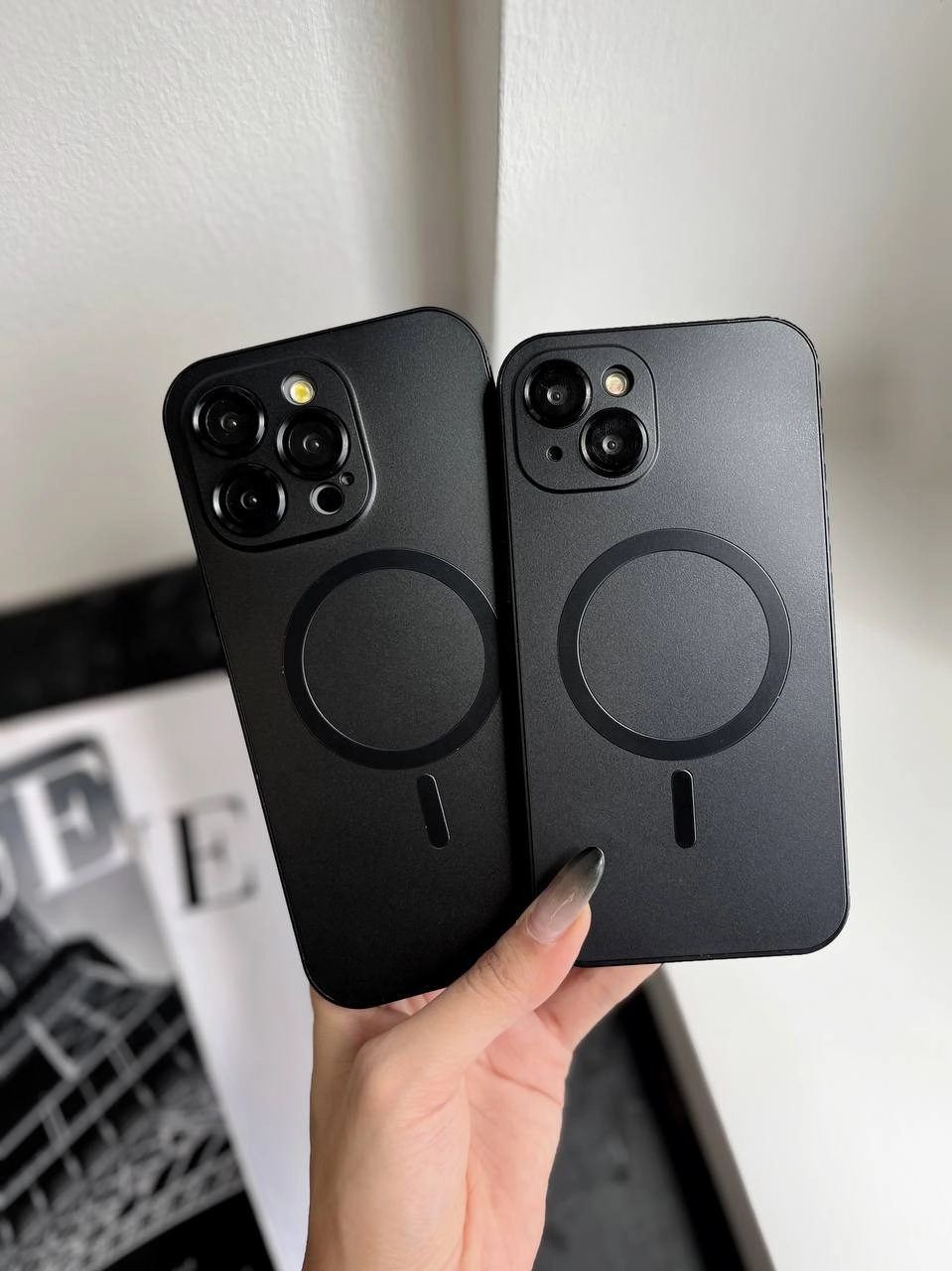 کاور گوشی مدل گارد 360 درجه بدنه تیتانیوم مگ سیف ساپورت (فقط آیفون) کد L-00201418 - iPhone 16 Pro