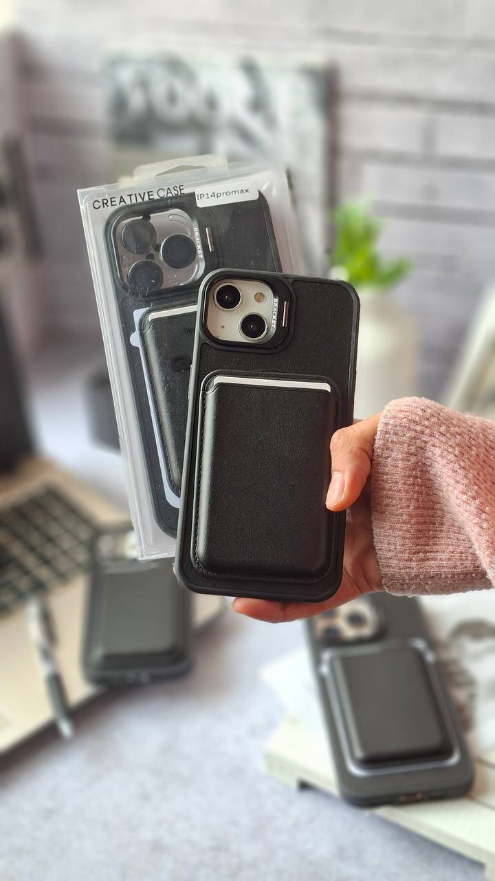 قاب گوشی مدل leather case (00201699) (L)