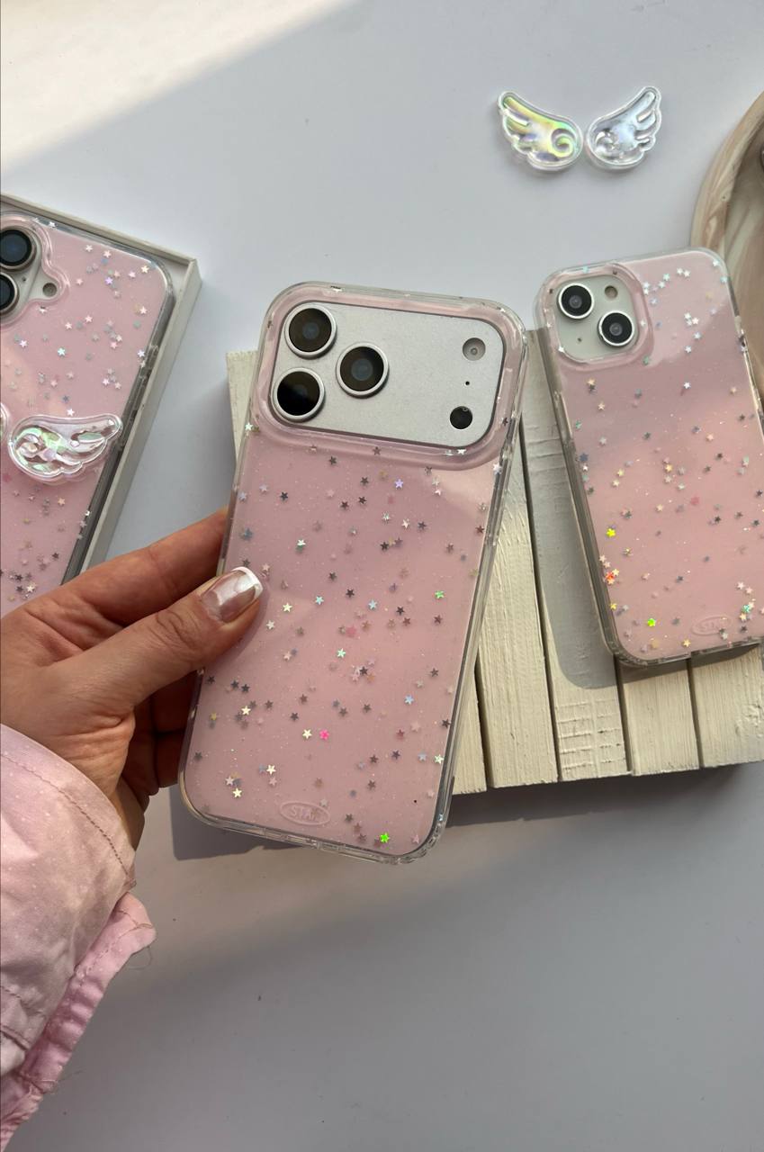 قاب گوشی مدل بال فرشته 💗🦋(00201827) (L)