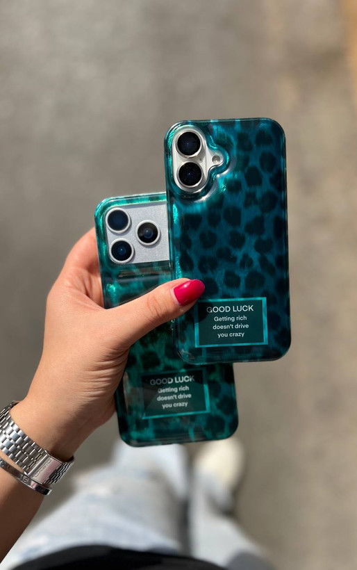 قاب گوشی مدل Green Leopard(00201805) (L)