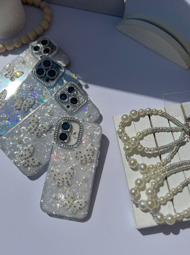 قاب گوشی مدل diamond butterfly (00201774) (L)
