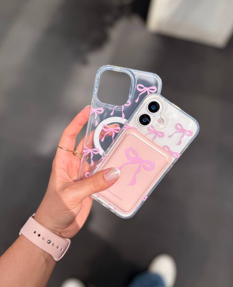 ولت Pink BoW Wallet🎀(00201759) (L)