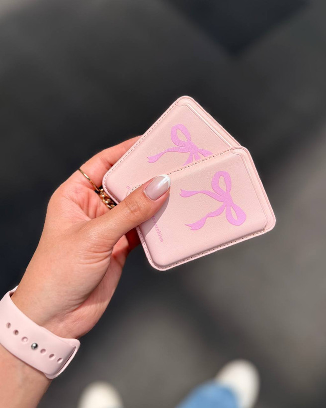 ولت Pink BoW Wallet🎀(00201759) (L)