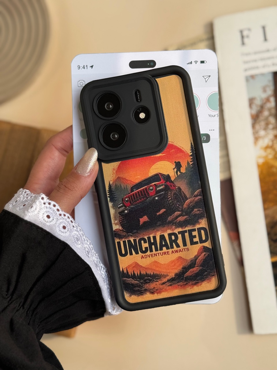 قاب Uncharted سامسونگ و شیائومی (کدC2177) (M)