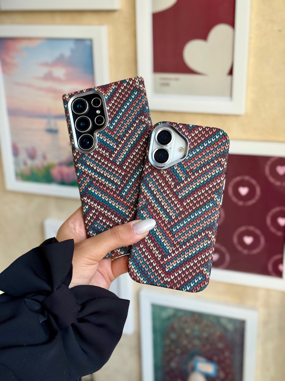 قاب Boho Style با مگ سیف فعال (کدC2114) (M)