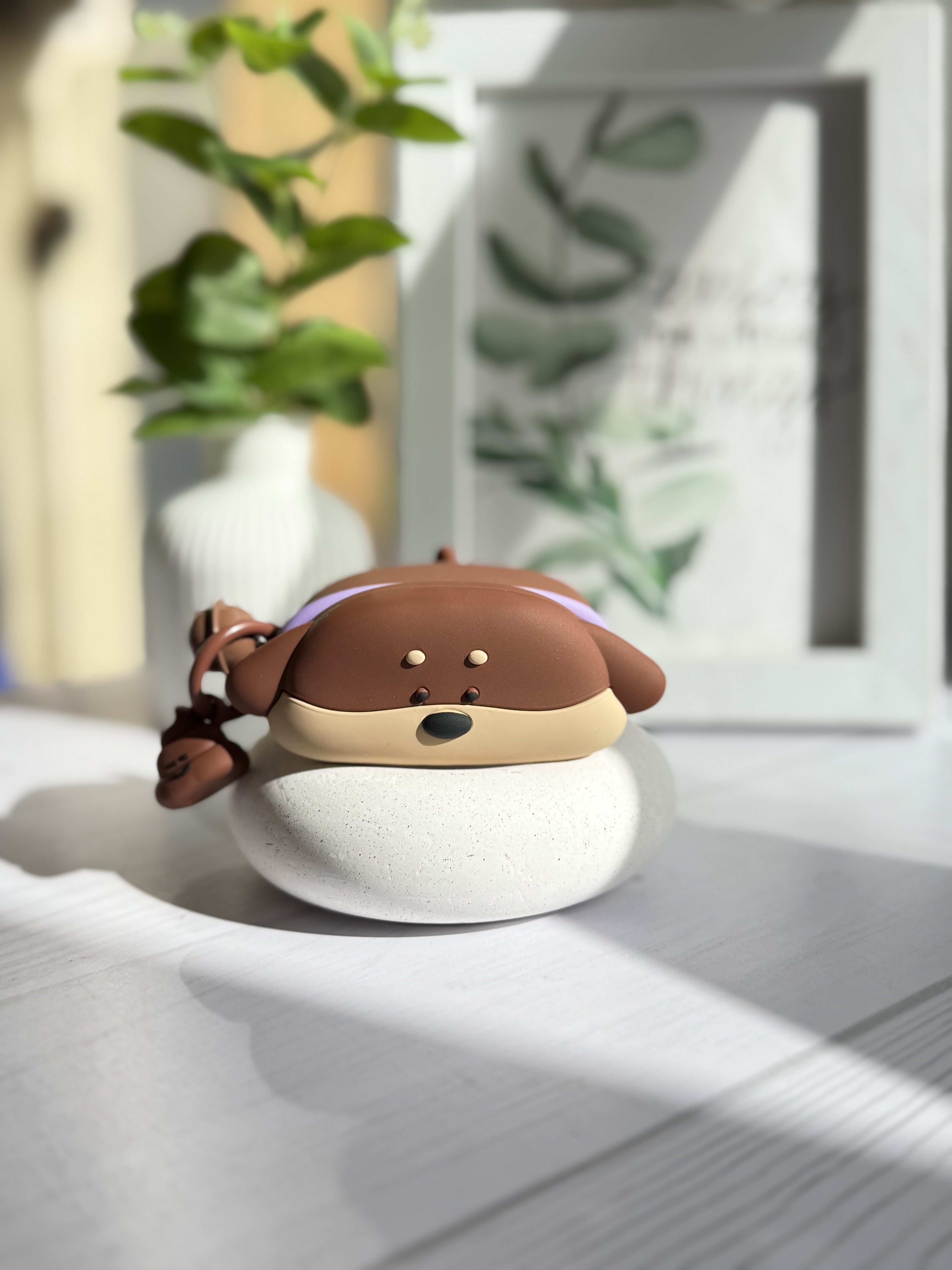 کاور ایرپاد Cartoon Puppy سیلیکونی با آویز  (کدa0239) (M)