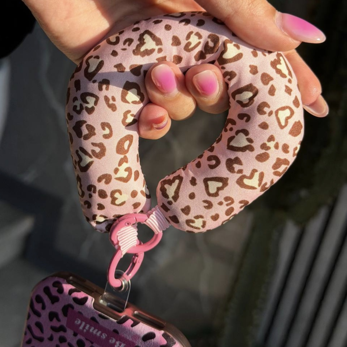 قاب گوشی مدل c4678 بند pink smaile (T)