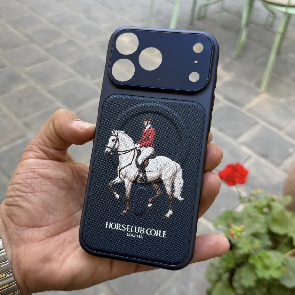 قاب گوشی مدل horse polo (سرمه ای) c4622 (T)