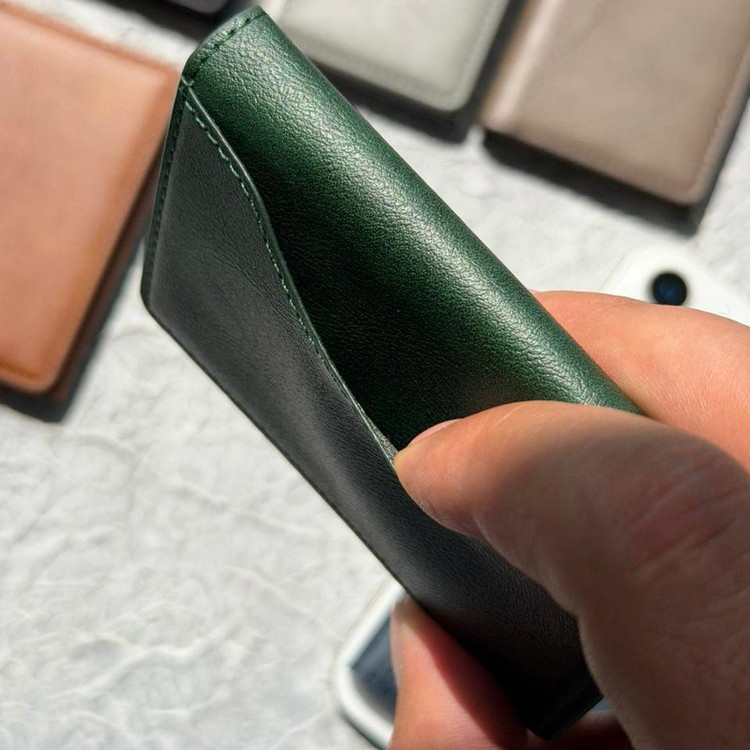 ولت ، کیف پول چرمی مگ سیف دار Leather Wallet MagSafe (G)