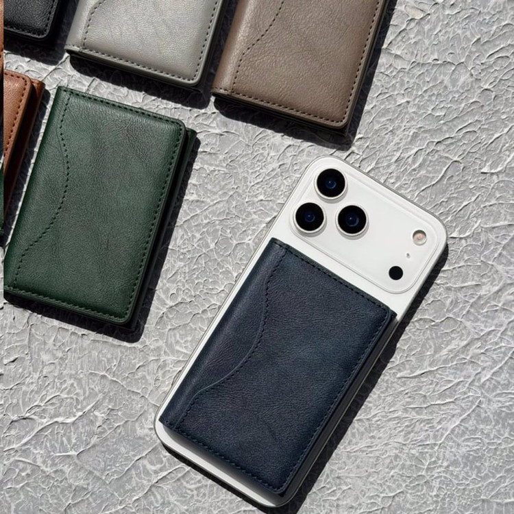 ولت ، کیف پول چرمی مگ سیف دار Leather Wallet MagSafe (G)