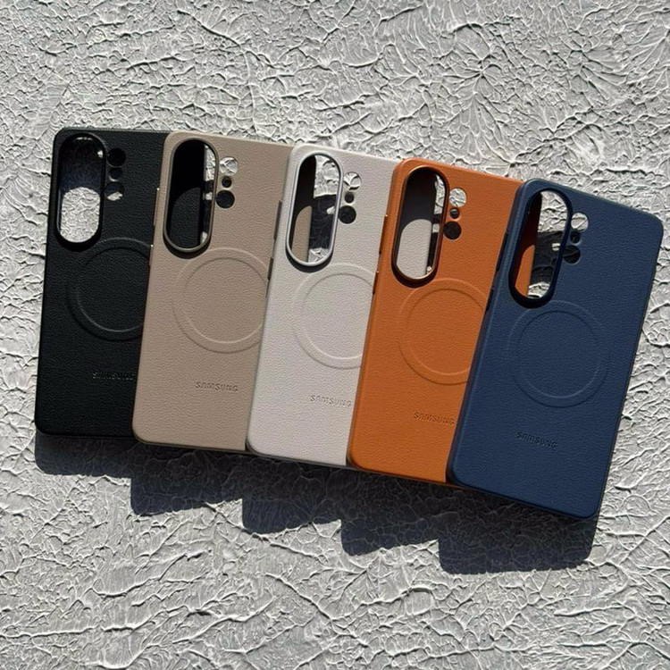 قاب چرمی اورجینال سامسونگ با مگ سیف Leather Case Magsafe Samsung (G)