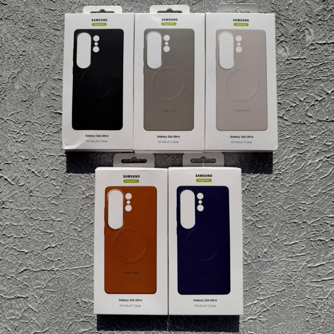 قاب چرمی اورجینال سامسونگ با مگ سیف Leather Case Magsafe Samsung (G)