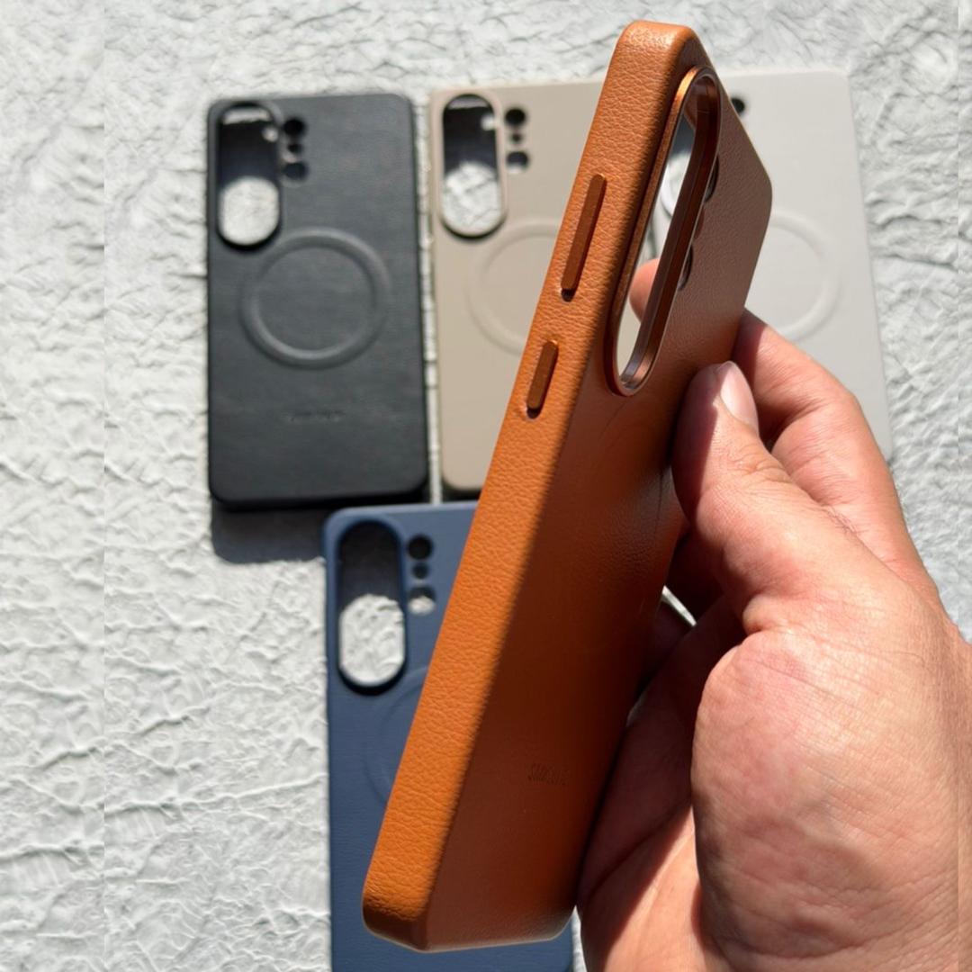 قاب چرمی اورجینال سامسونگ با مگ سیف Leather Case Magsafe Samsung (G)