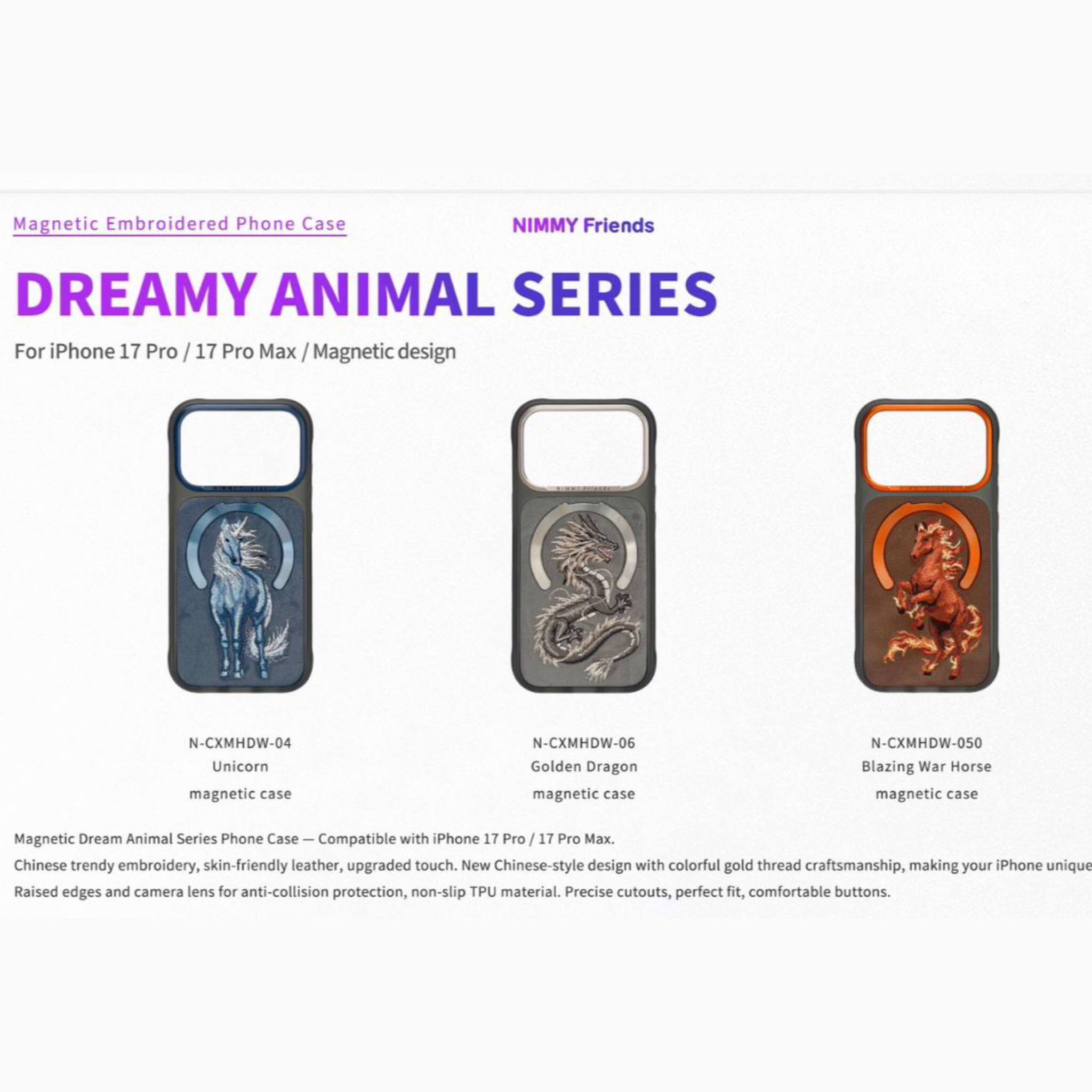 قاب نیمی Nimmy Dreamy Animal 2 Series آیفون سری 17 (G)