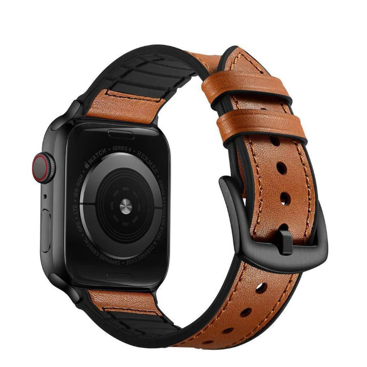 بند اپل واچ چرم دور دوخت (G)