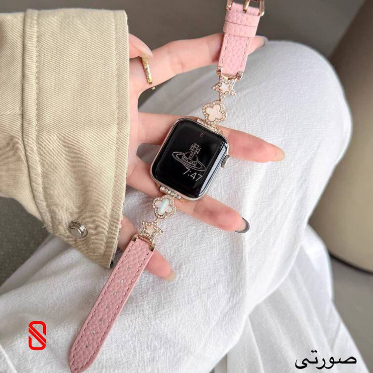 بند اپل واچ چرم استار Van Cleef ون کلیف (G)