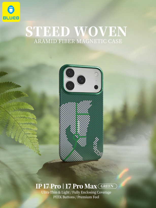 قاب بلو Blueo Steed Woven Aramid Fiber Magnetic Case (G)