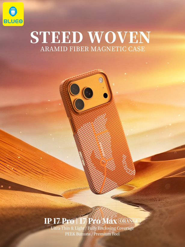 قاب بلو Blueo Steed Woven Aramid Fiber Magnetic Case (G)