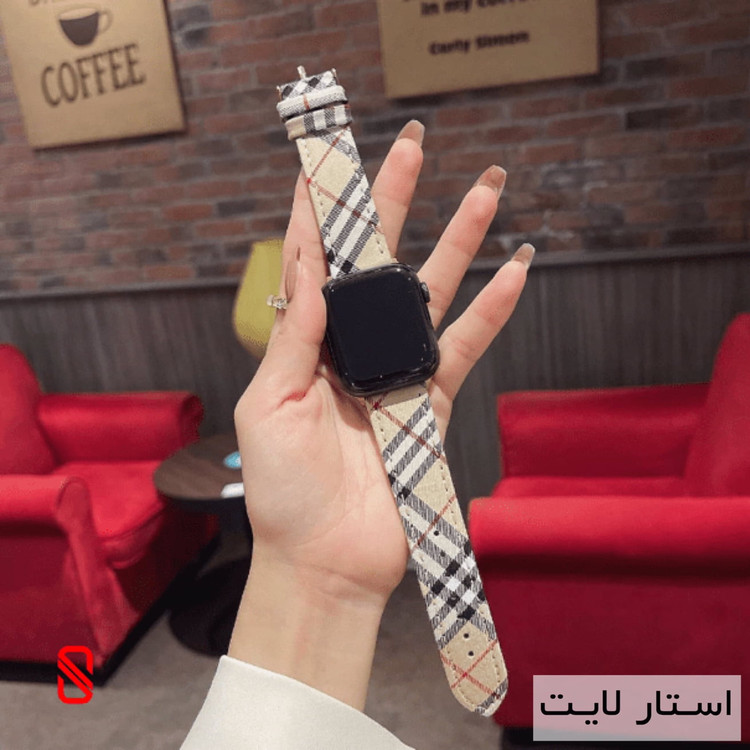 بند اپل واچ بِربِری Burberry کلاسیک (G)
