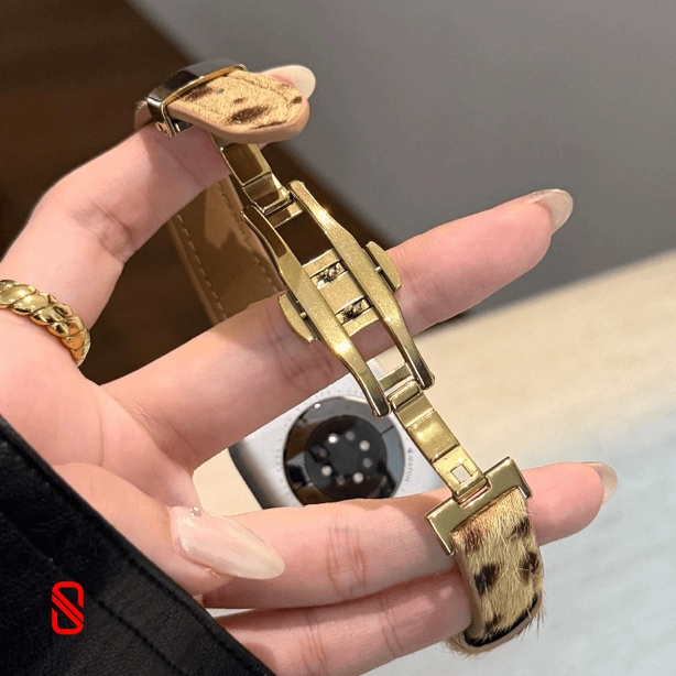 بند اپل واچ گوچی Gucci استایل پلنگی (G)