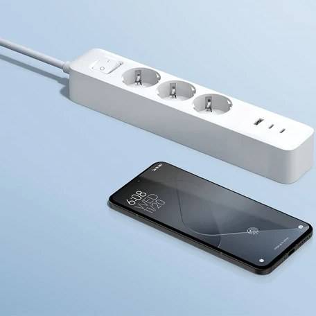 محافظ برق چند راهی برق و محافظ ولتاژ شیائومی Xiaomi Power Strip (G)
