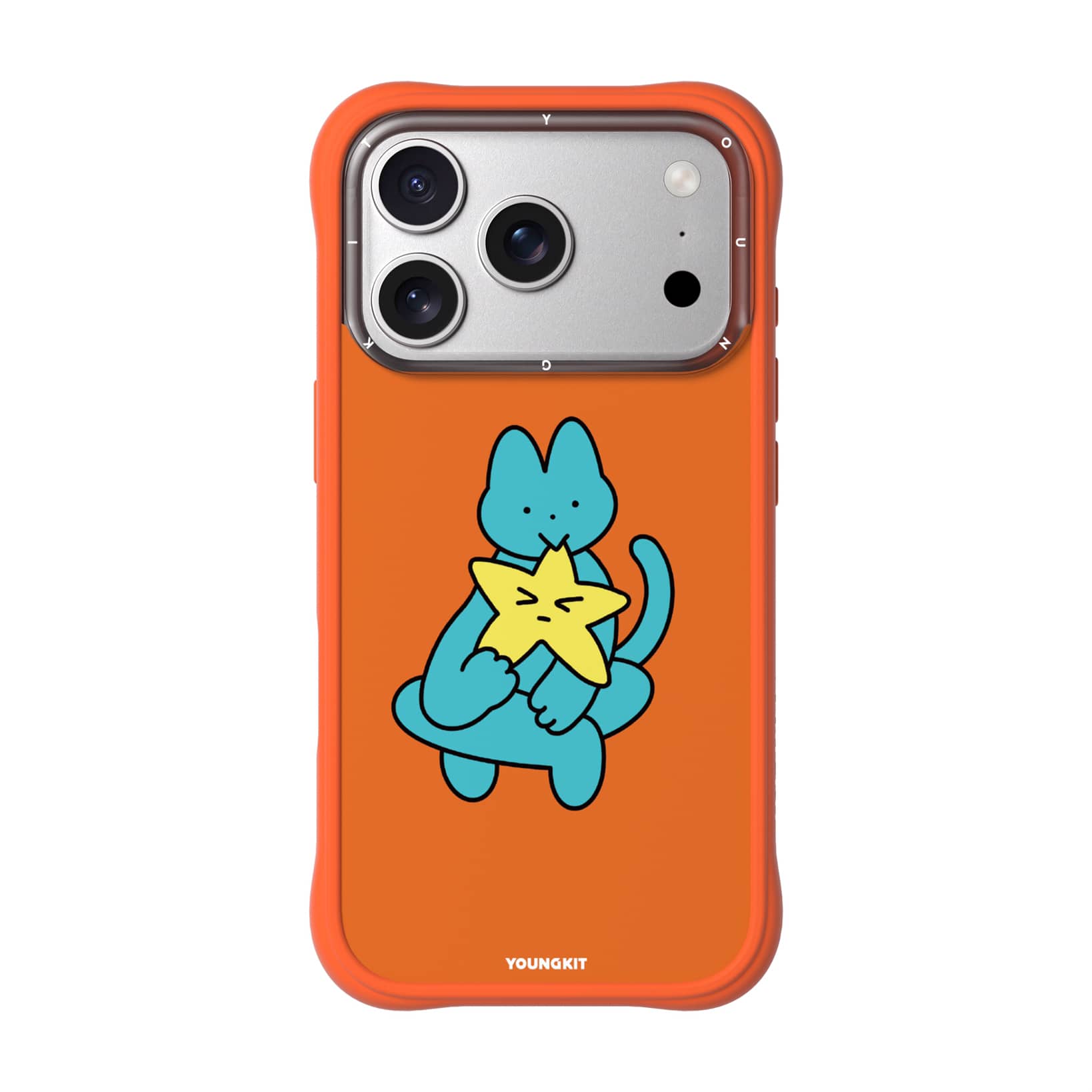 قاب Youngkit یانگ کیت Cat Diary Series نارنجی (G)
