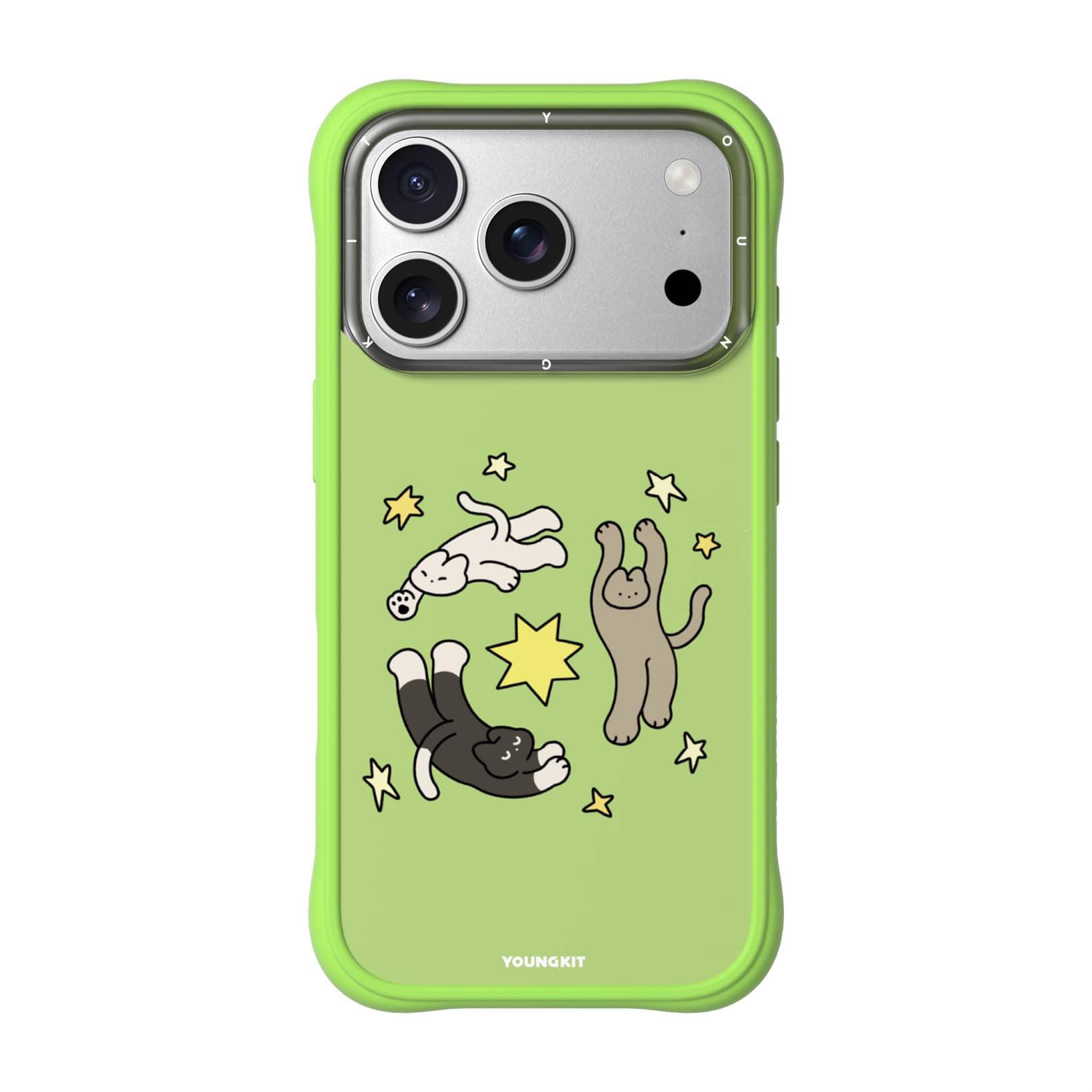 قاب Youngkit یانگ کیت Cat Diary Series سبز (G)