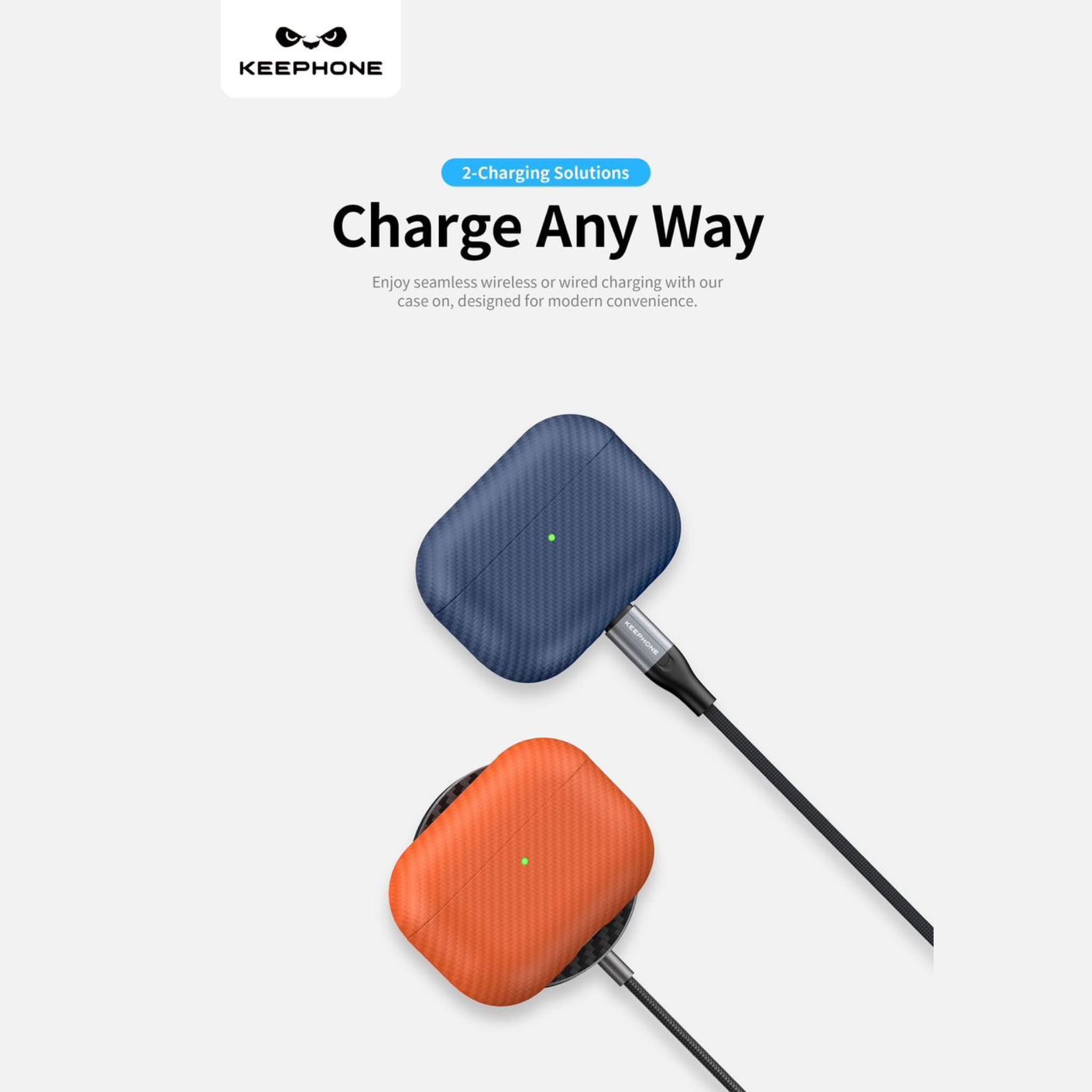 کاور ایرپاد کی فون Keephone Oscar Airpod Cover (G)