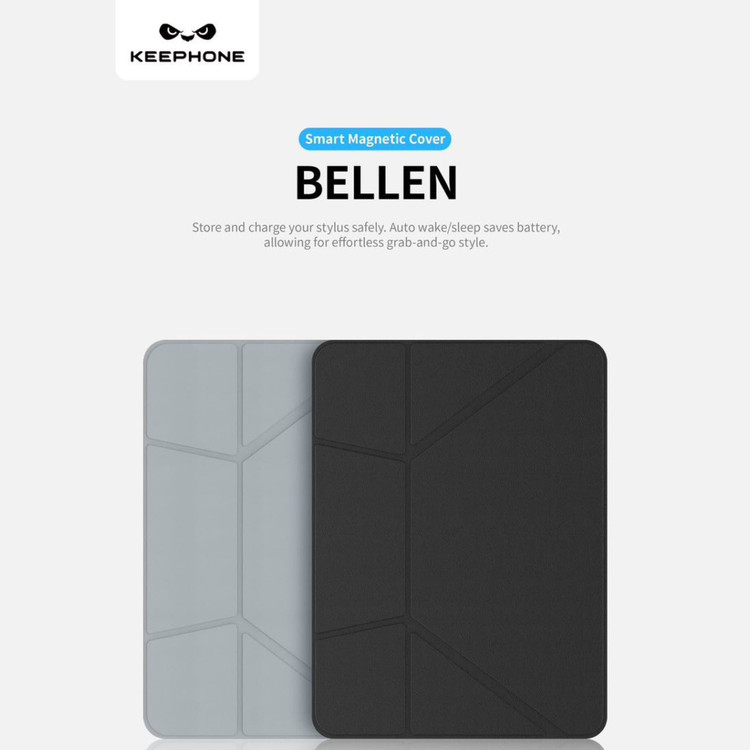 قاب آیپد کی فون Keephone Bellen 5Viewing Modes Anti-Scratch Eco-Leather (G)