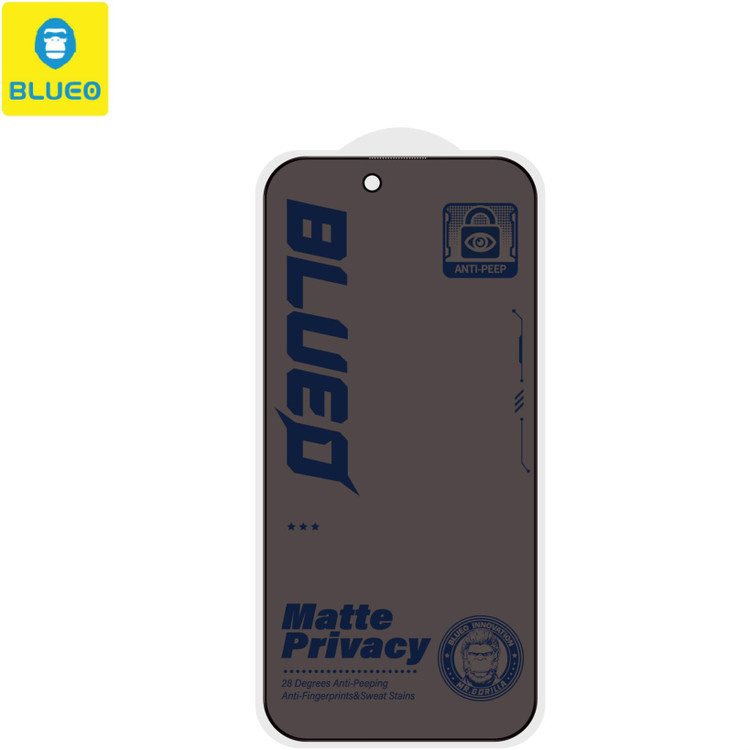 گلس ، محافظ صفحه بلو مات پرایوسی Blueo Full Cover Anti-Peep privacy Matte Glass Samsung (G)