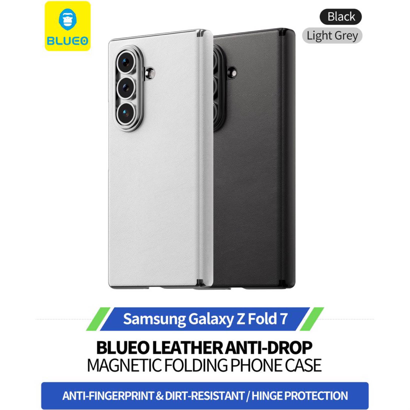 قاب چرمی بلو Blueo Leather Samsung Z Fold 7 (G)