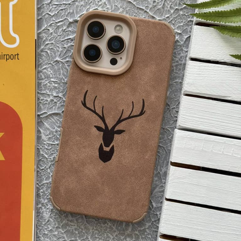 قاب مخملی شاخ گوزن آیفون Iphone (G)