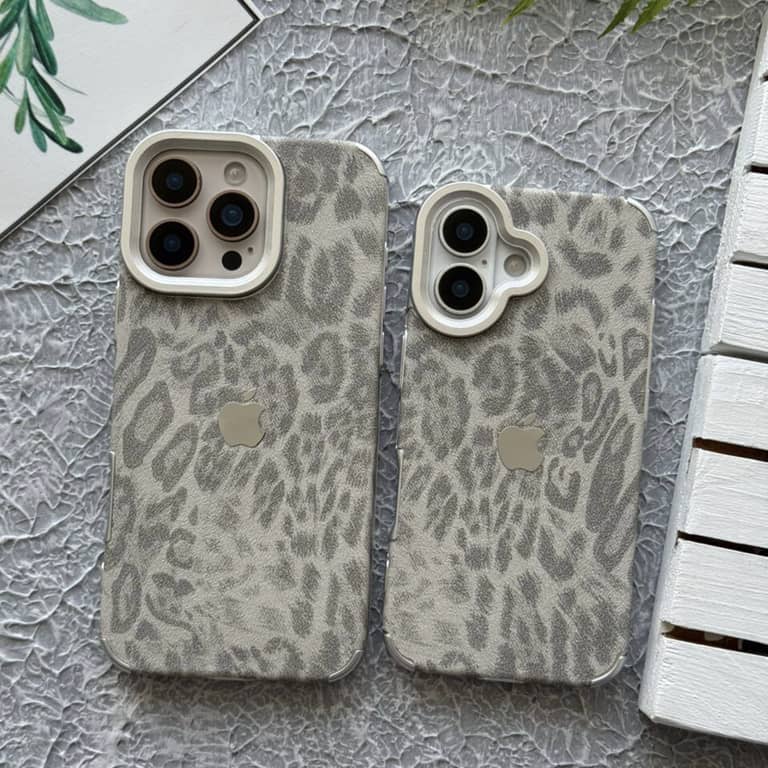 قاب پلنگی گری آیفون Gray Leopard Iphone (G)