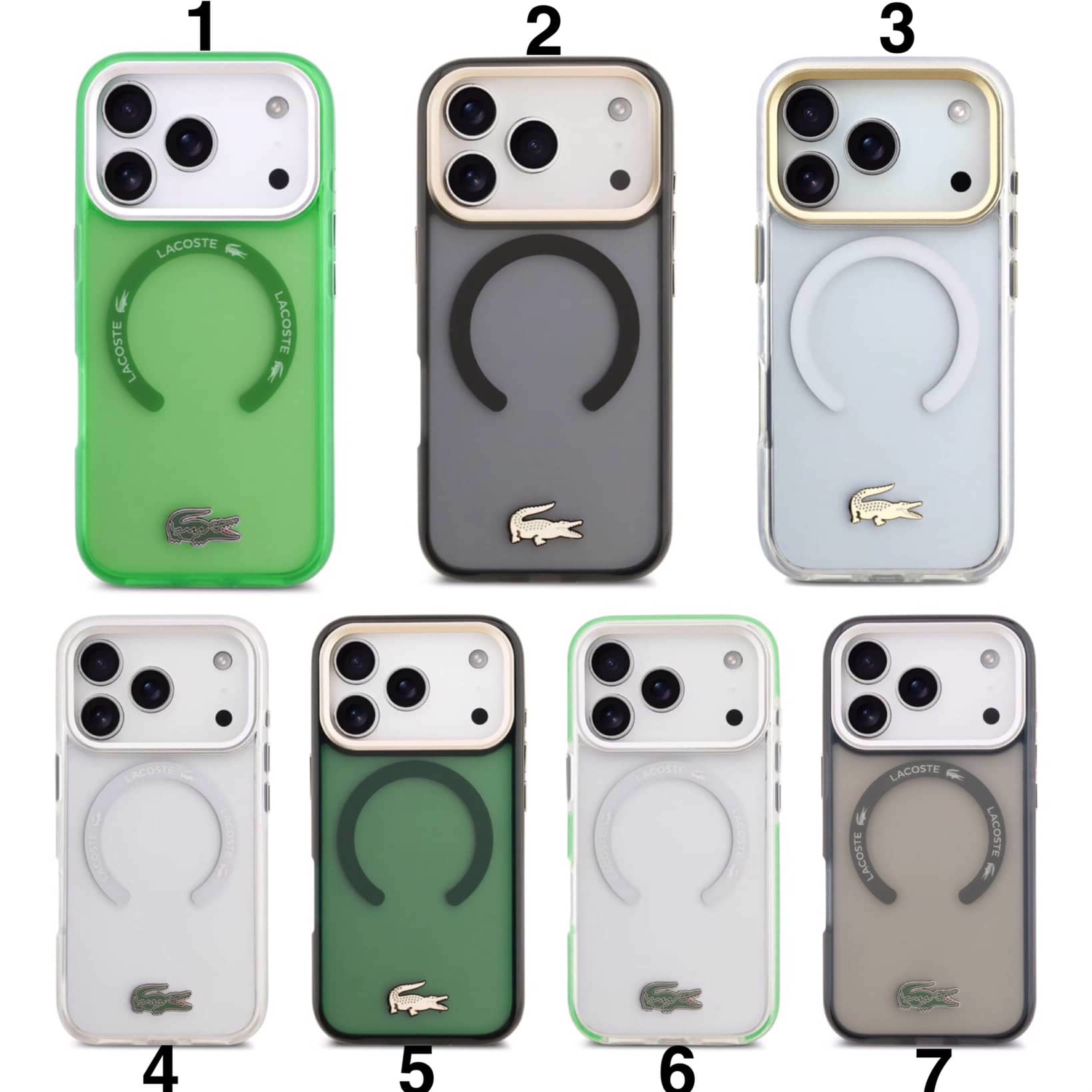 قاب لاکست Lacoste شماره 2 Iphone سری 17 (G)