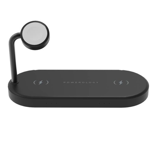 شارژر وایرلس پاورولوژی Powerology 4 In 1 Fast Charging Power Dock (G)