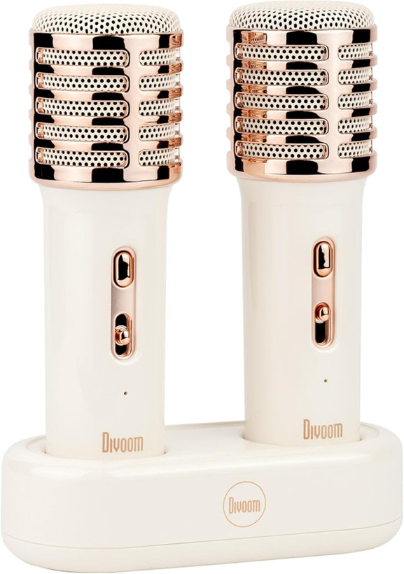 اسپیکر کارائوکه بلوتوثی دیووم Divoom SongBird-HQ 2 Portable Bluetooth Karaoke Speaker White (G)