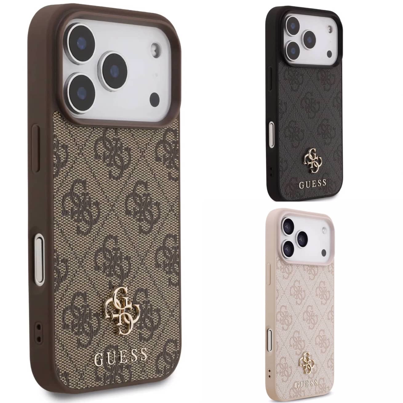 قاب Guess Magsafe گس طرح دار دو لوگو Iphone سری 17 (G)