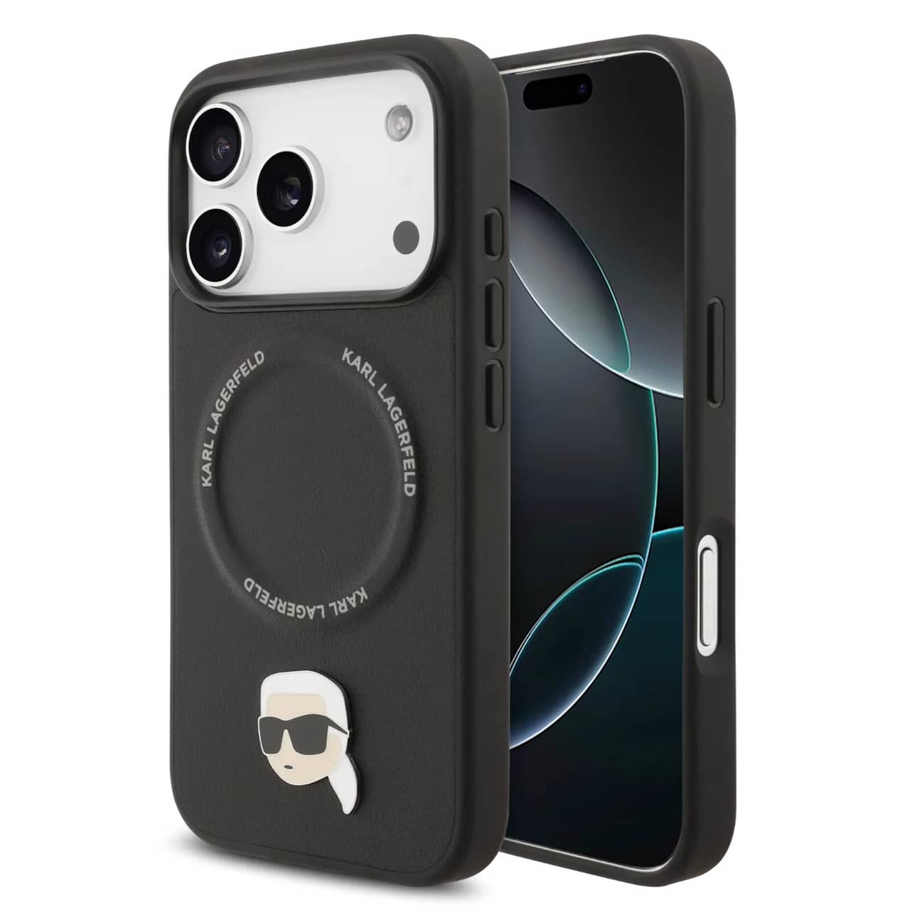 قاب کارل لاگرفلد Karl Lagerfeld تکی با مگ سیف Iphone سری 17 (G)