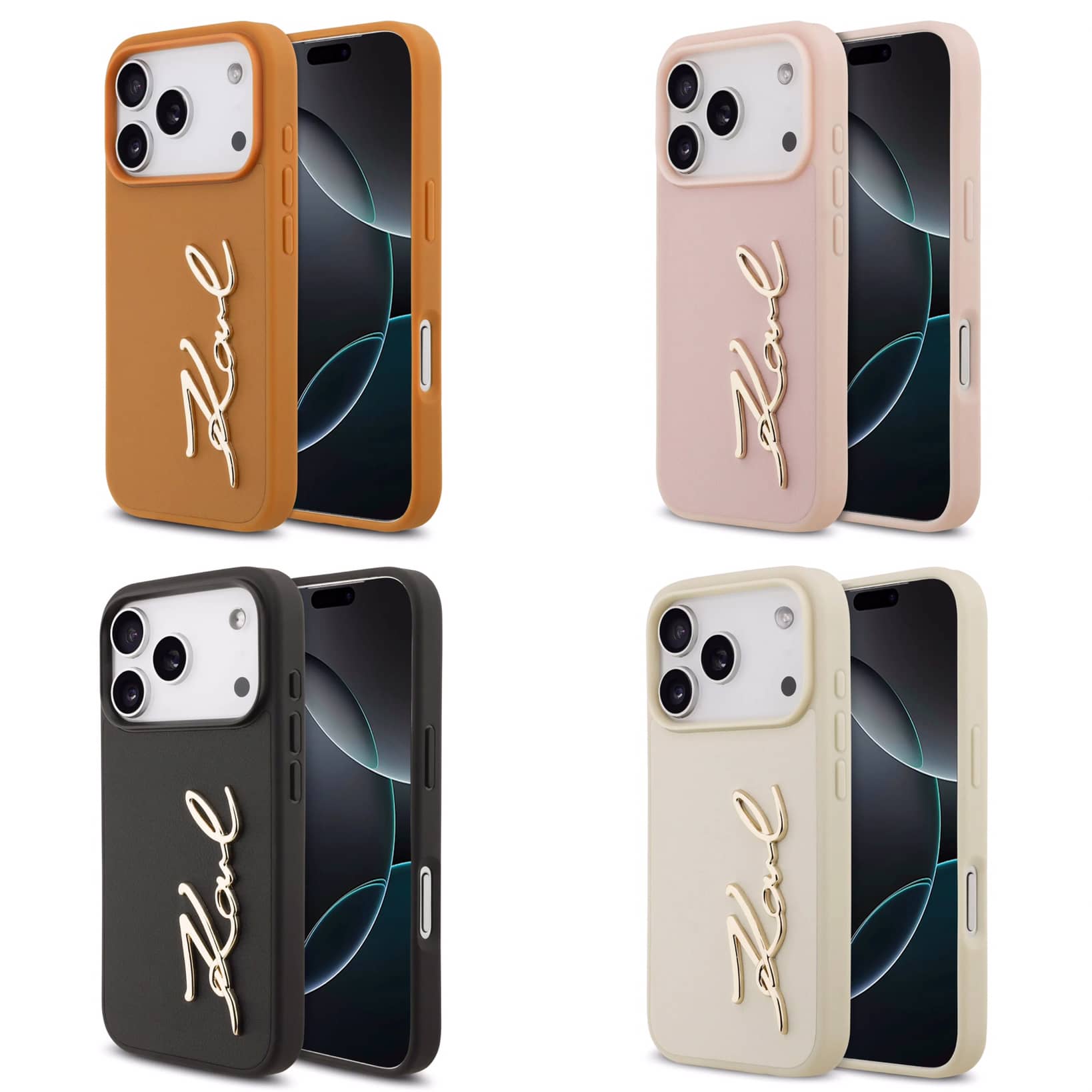 قاب کارل لاگرفلد Karl Lagerfeld نوشته برجسته Iphone سری 17 (G)