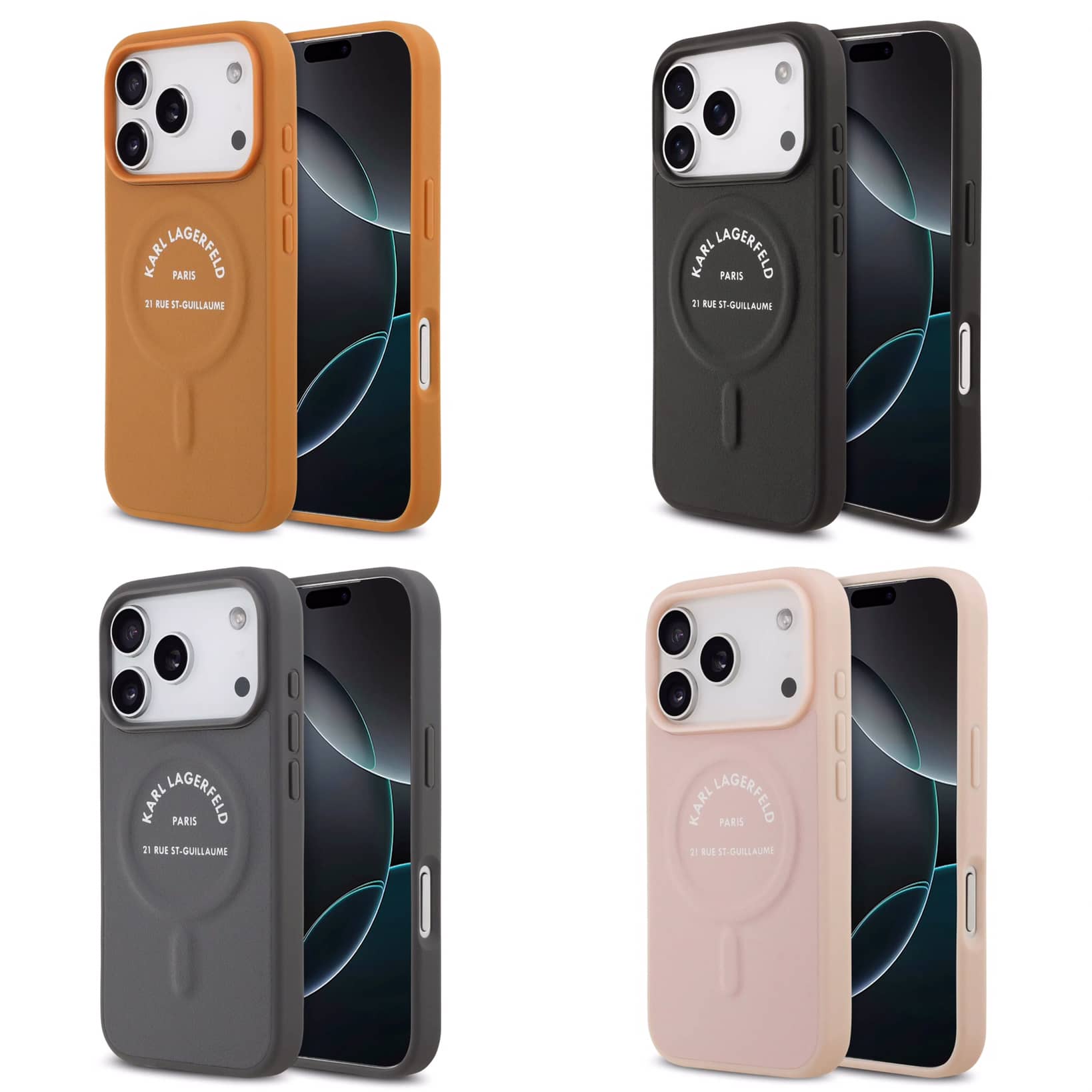 قاب کارل لاگرفلد Karl Lagerfeld با مگ سیف Iphone سری 17 (G)
