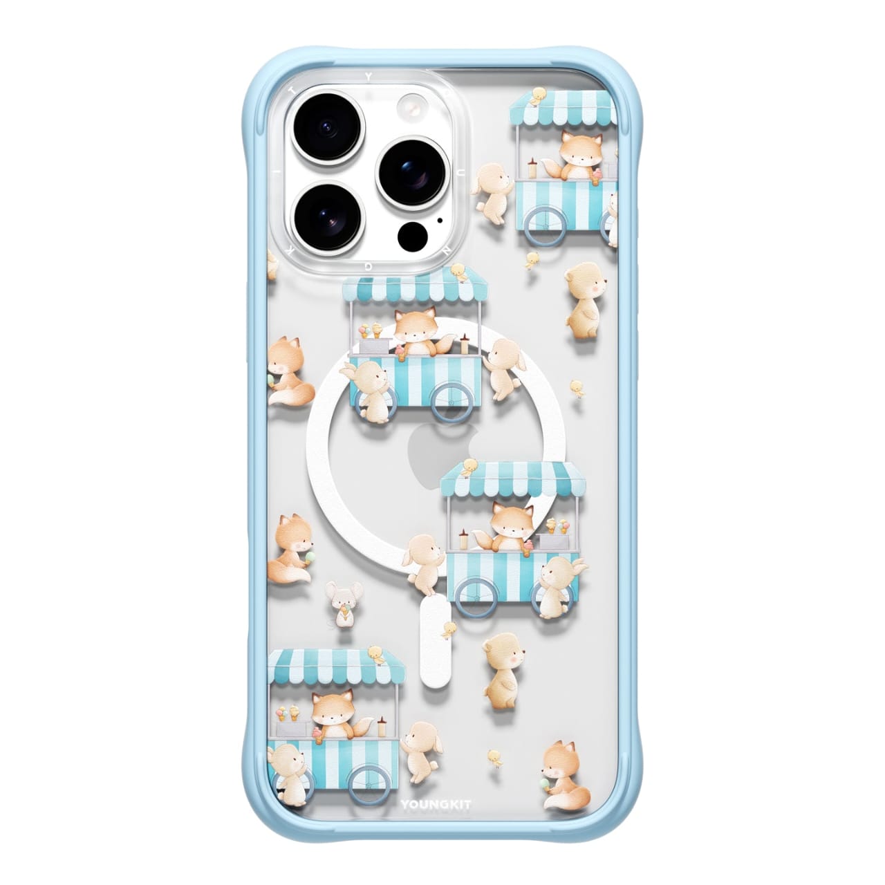 قاب یانگ کیت Youngkit Kidspatterns Ice Cream-Sharing Fox (G)
