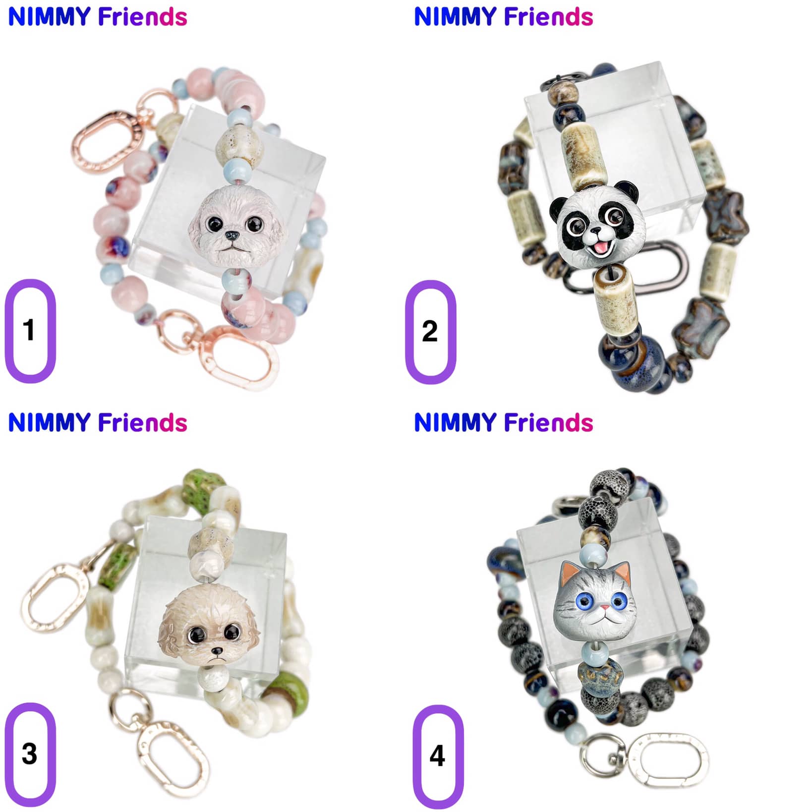 بند دستی نیمی Nimmy Big Eye Cute Pet Series Hand Strap (G)