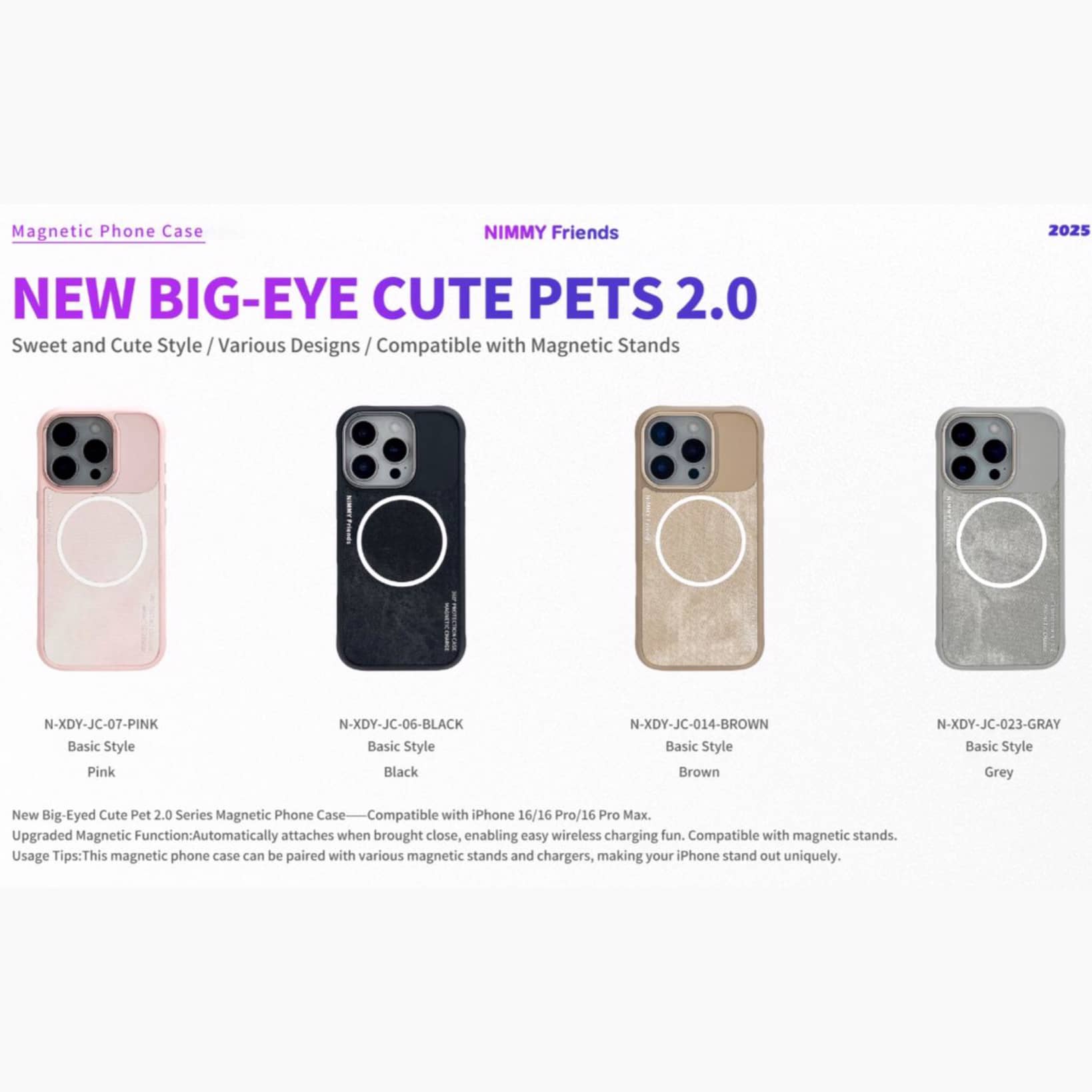 قاب نیمی Nimmy Sweet & Cute Style Case Magnetic Series (G)