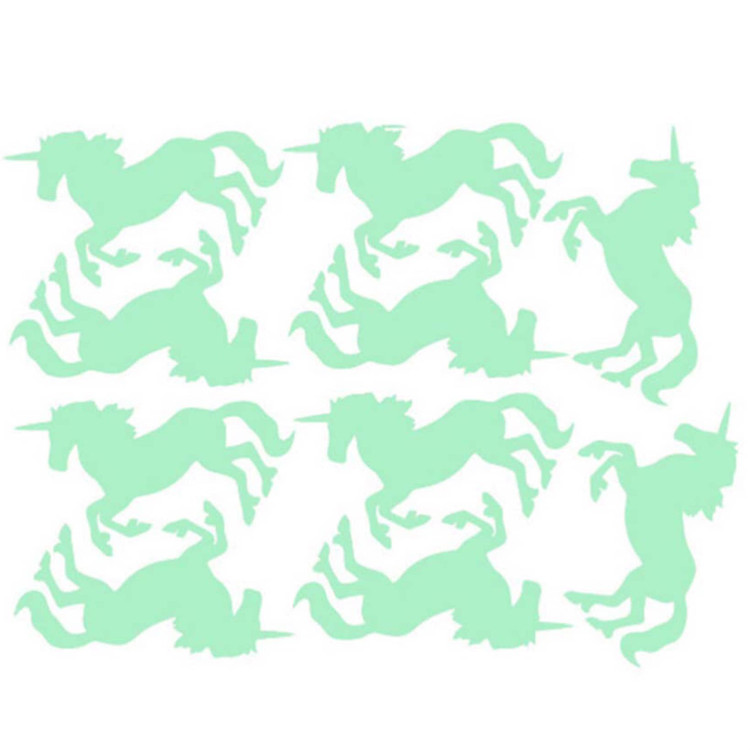استیکر شبرنگ یونیکورن Unicorn Sticker (G)