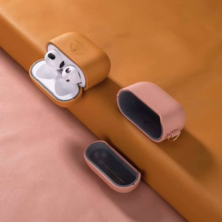 کاور ایرپاد 4 پولو چرم اصل Polo Case Orell Genuine Leather airpod 4 (G)