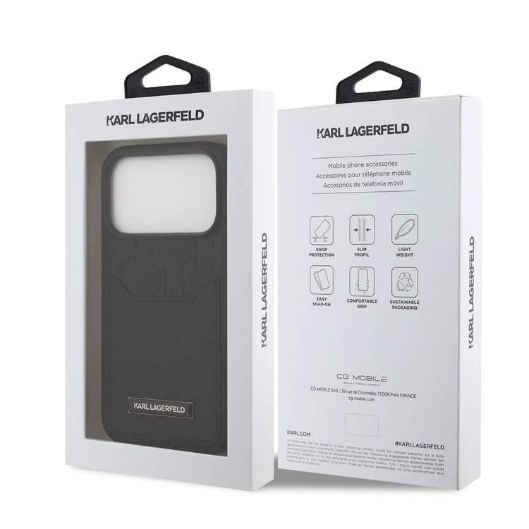 قاب کارل لاگرفلد چرمی جاکارتی Karl Lagerfeld Leather (G)