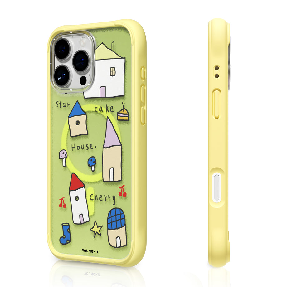 قاب Youngkit یانگ کیت Little Town زرد (G)