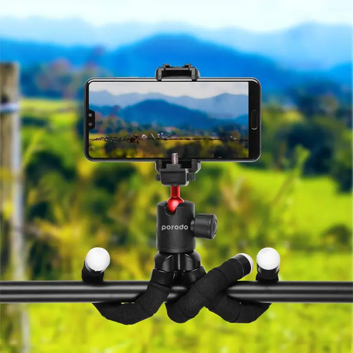 هولدر Porodo Flexible Tripod Stand (G)
