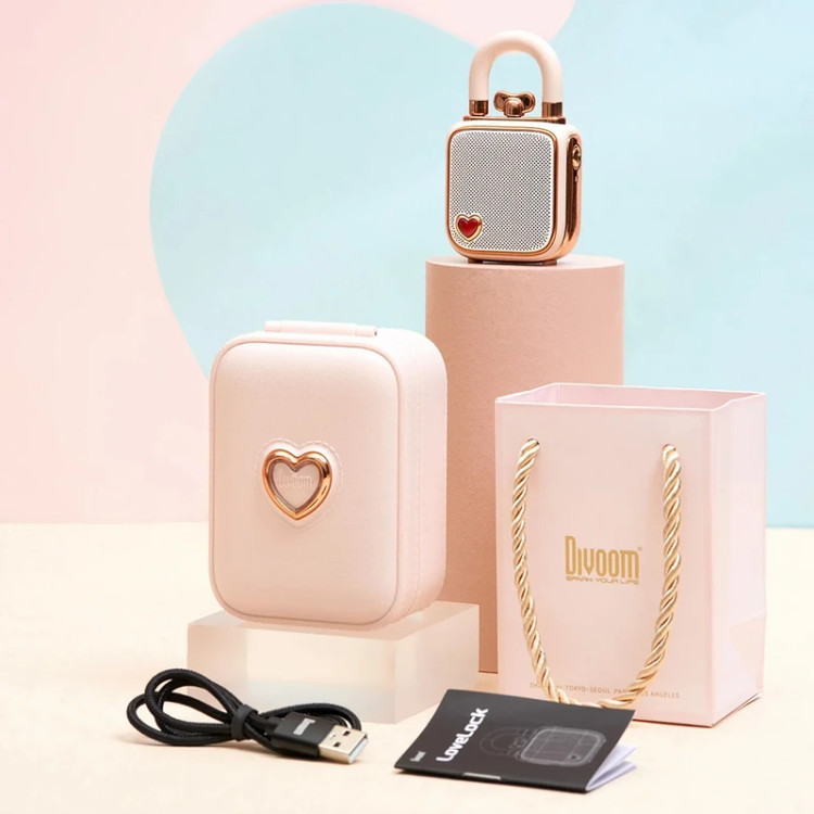 اسپیکر بلوتوثی Divoom دیووم مدل Love-Lock (G)