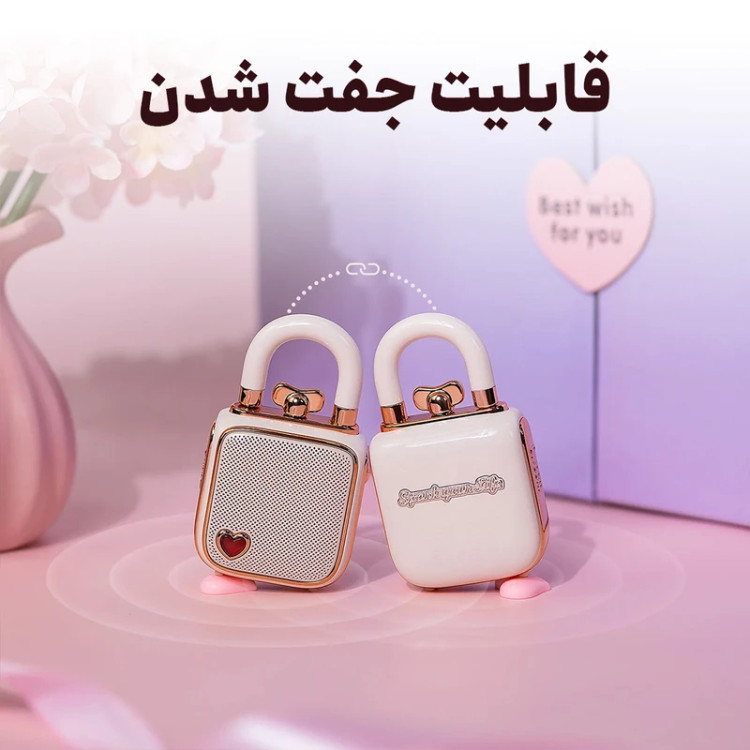 اسپیکر بلوتوثی Divoom دیووم مدل Love-Lock (G)